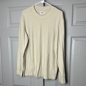 Goodfellow & Co Cream Long Sleeve Shirt